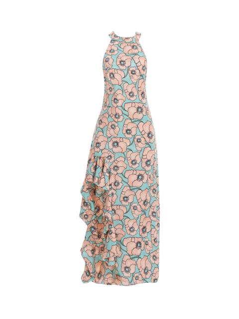 Gerbera Botanico Celeste Maxi Dress