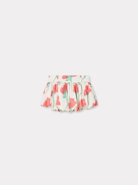 Balloon mini skirt in taffetas