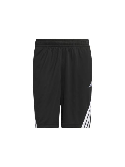 adidas Legends 3-Stripes Shorts Black White