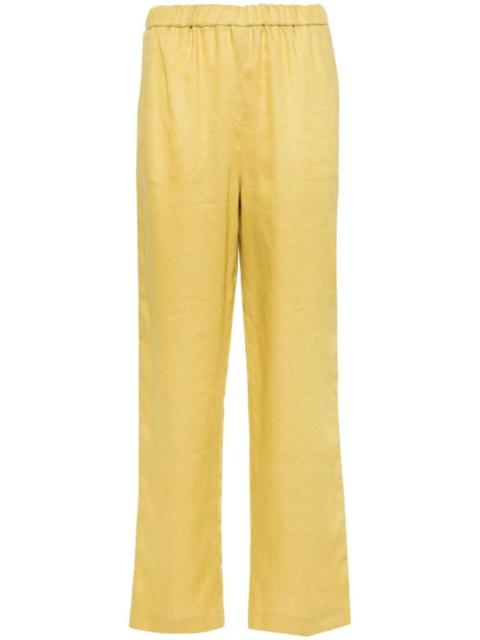 tapered-leg trousers