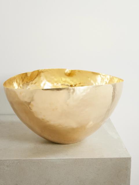 Bash Large Hammered-brass Bowl