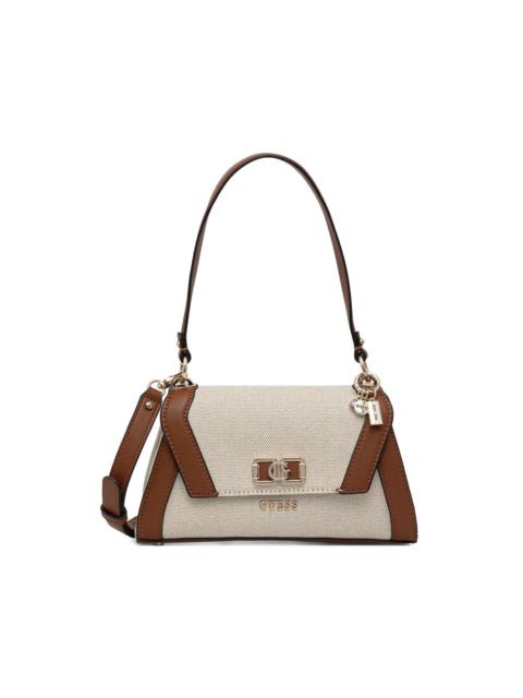 turnlock-charm shoulder bag