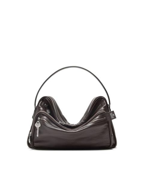 Camero leather shoulder bag