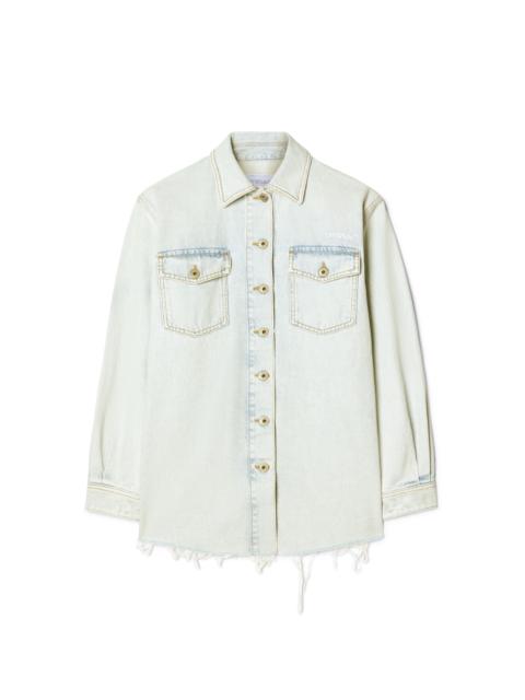 White Denim Fresco Arrow Shirt Jacket