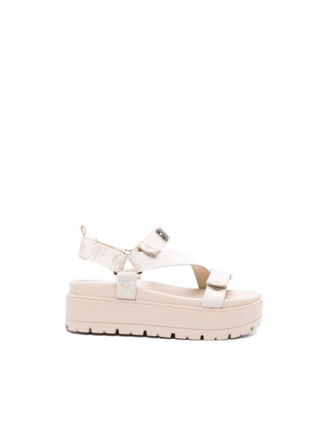 logo strap sandals