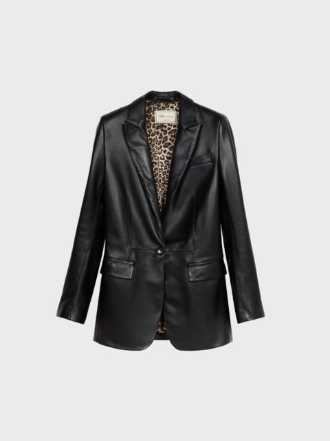 PLONGÉ LEATHER JACKET