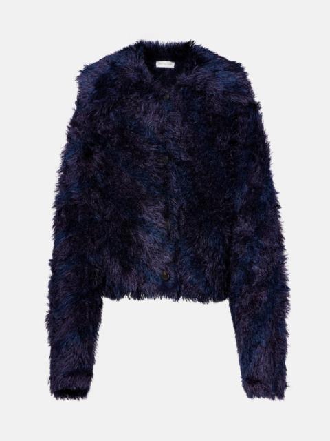 Wool and alpaca-blend cardigan