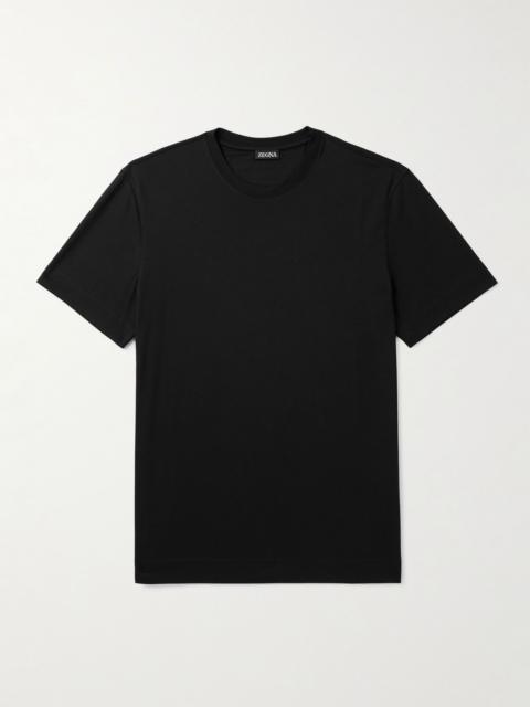Cotton-Jersey T-Shirt Black
