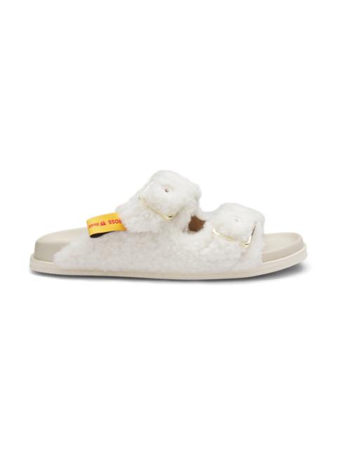 BOSS X STEIFF TEDDY SLIDES
