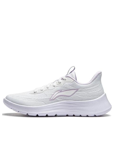 (WMNS) Li-Ning Light Feather 'White Mauve' ARSU022-1