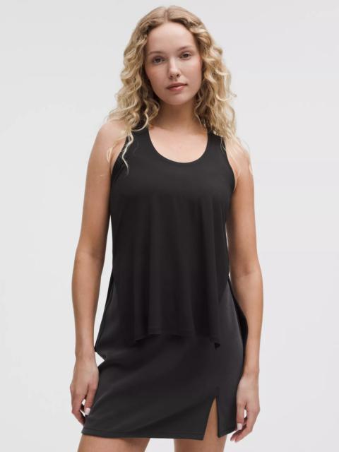 SilkAppeal Side-Slit Tank Top