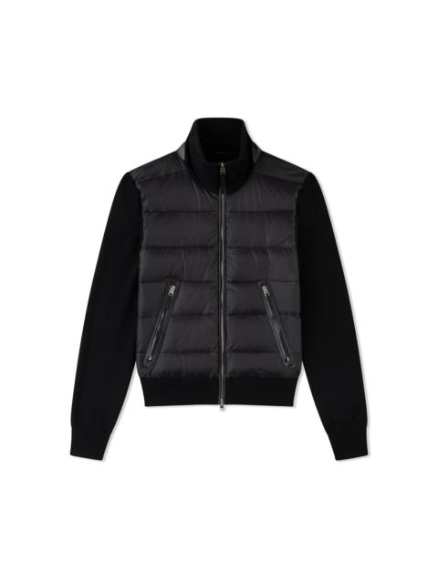 NYLON DOWN FRONT BLOUSON