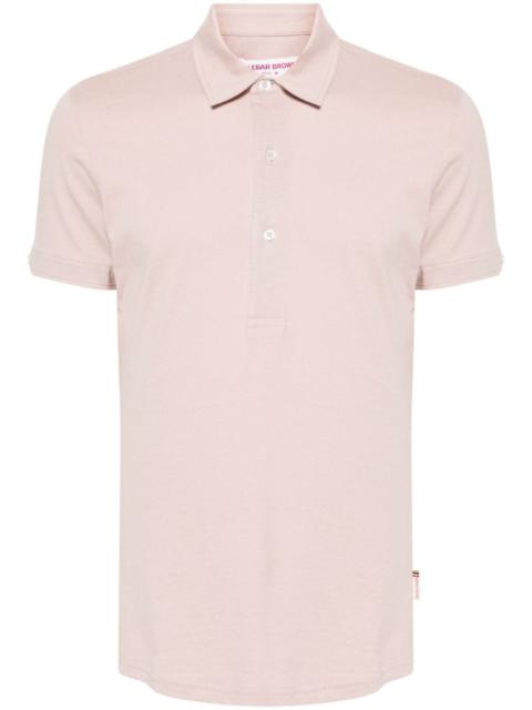 Sebastian cotton silk polo shirt