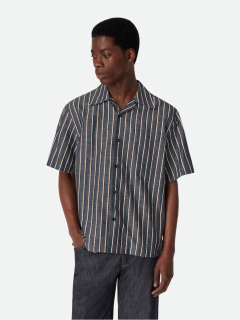 Stripe Cotton And Linen Shirt