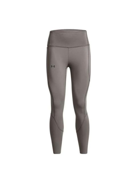 (WMNS) Under Armour RUSH SmartForm Ankle Leggings 'Grey' 1379144-294