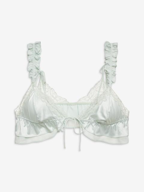 Butterfly Lace Ruffle Bralette