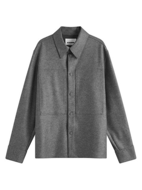 Jil Sander Melton Wool Overshirt