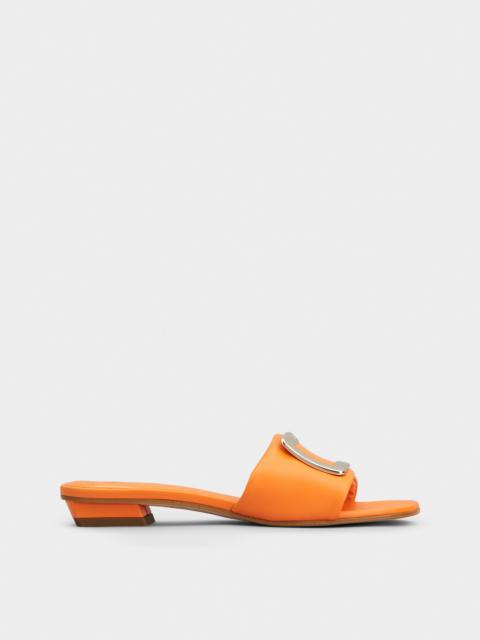 Belle Vivier Mules in leather