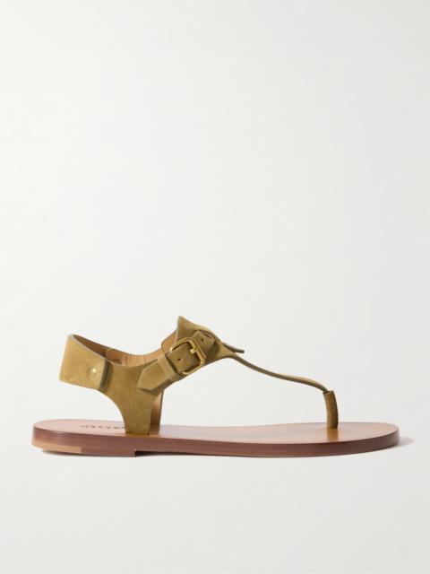 Akel Embellished Suede Sandals