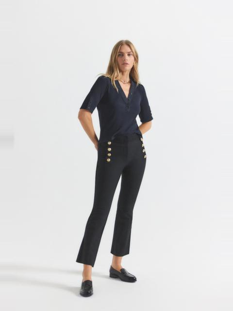 ROBERTSON CROP FLARE TROUSERS