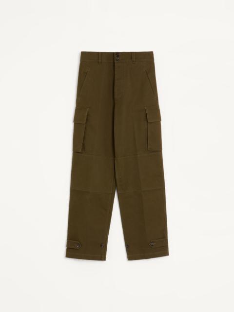 VALENTINO CARGO PANTS IN COTTON GABARDINE