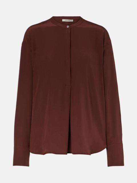 Remy silk crêpe shirt