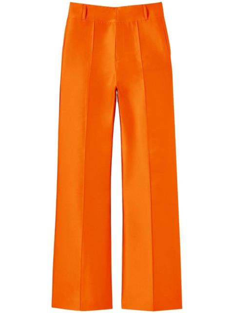 Yoshi pressed-crease trousers