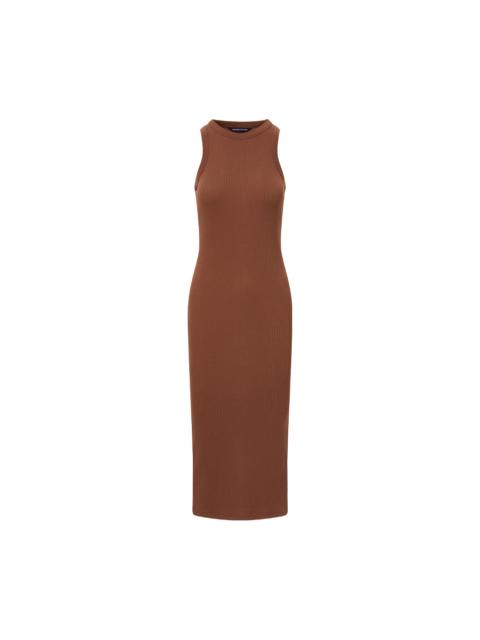 JORDYN RIBBED MIDI DRESS