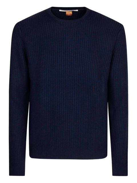 ribbed wool sweater