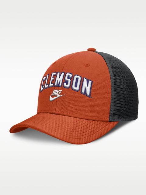 Clemson Legacy Arch Rise Men's Nike Dri-FIT College Trucker Adjustable Hat