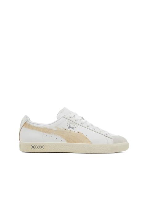 x Clyde Extra Butter "Puma White/Warm White/Feather Gray" sneakers