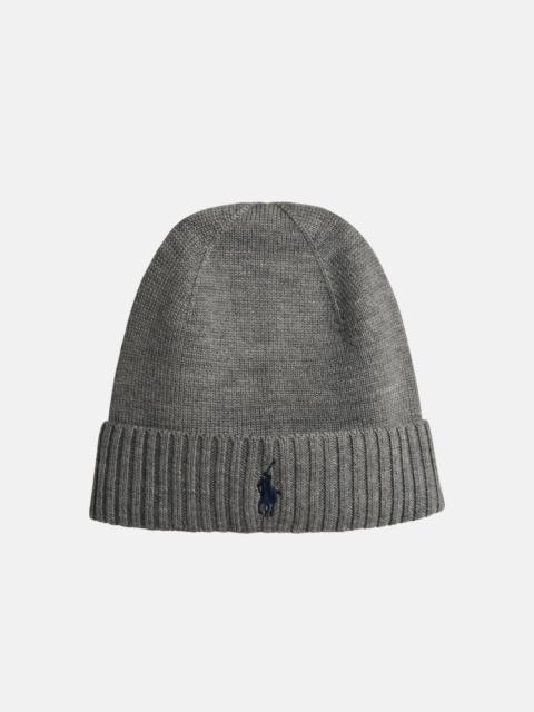 GREY WOOL BEANIE