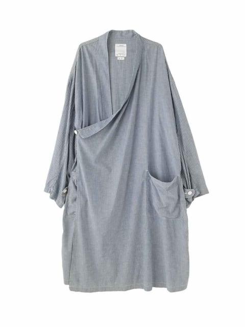GYALPO ROBE (C/SI CHAMBRAY) INDIGO STRIPE