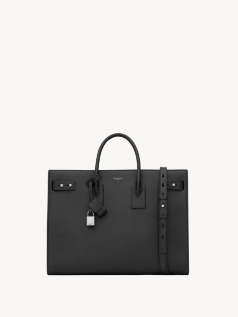 SAC DE JOUR THIN LARGE IN GRAINED LEATHER