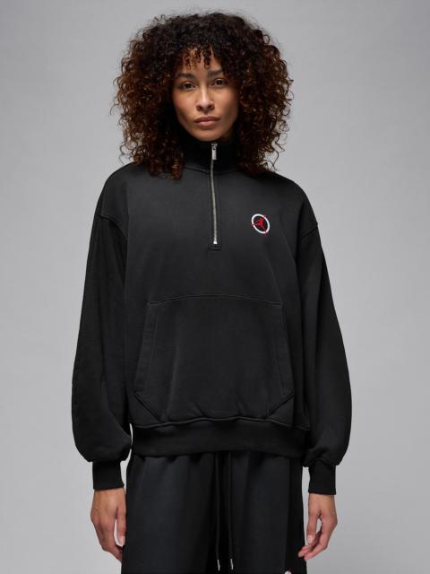 Jordan Flight Club Women's Fleece Quarter-Zip Pullover