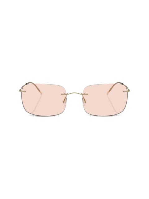 Pillow square-frame sunglasses