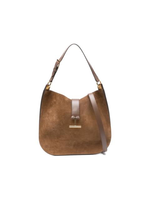 large T-signature shoulder bag
