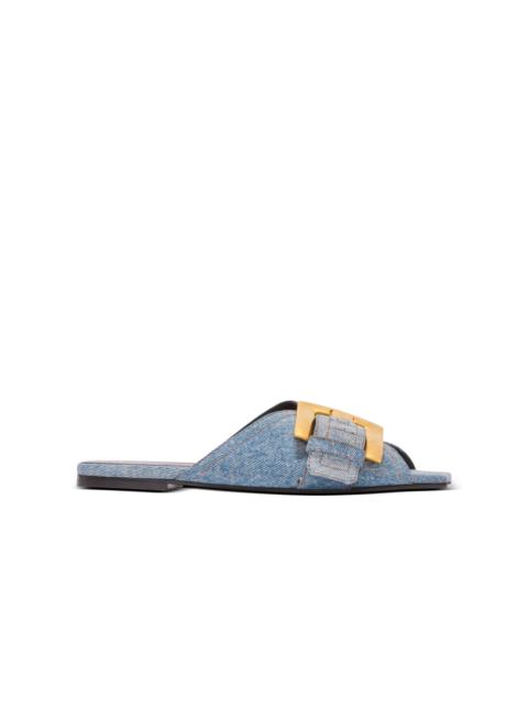 Anthem flat denim sandals