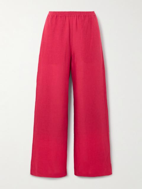 L'intemporel Select Linen Wide-leg Pants