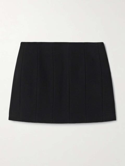 Meelar paneled woven mini skirt