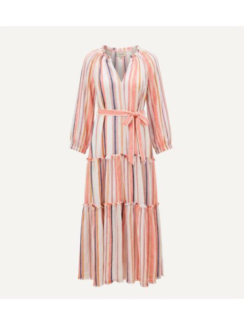 WISTERIA MIDI DRESS | IVORY MULTI