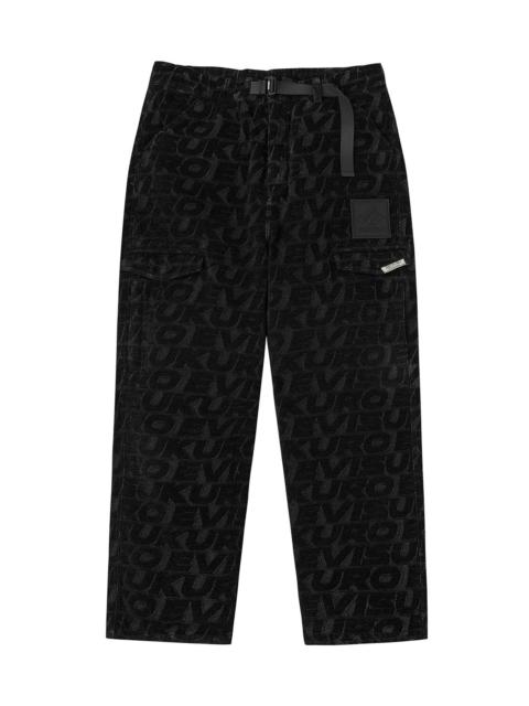 Monogram Allover Jacquard Relax Fit Worker Pants