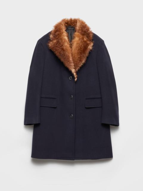 Single-breasted cloth coat