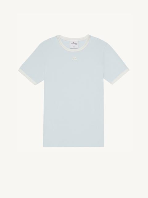 BUMPY CONTRAST T-SHIRT