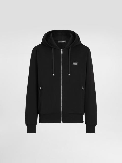 Sweatshirt in cotton jersey