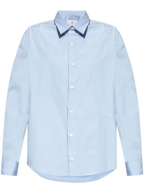 logo embroidered shirt