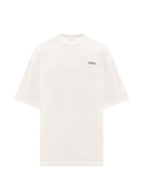 oversize graphic-print T-shirt