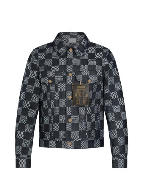 Distorted Damier Denim Jacket