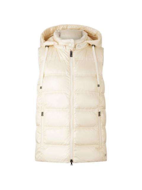 Liddy detachable-hood quilted gilet