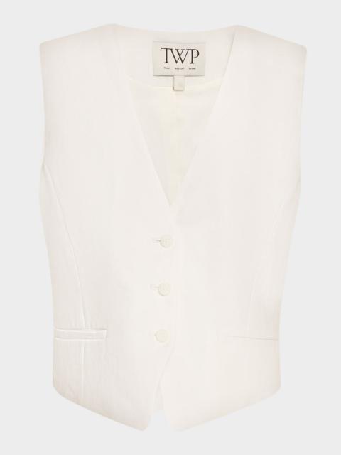 Mila Linen Vest